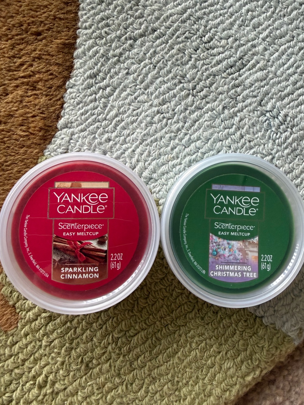 Yankee Candle Red & Green Scenterpiece Easy Meltcup Duo